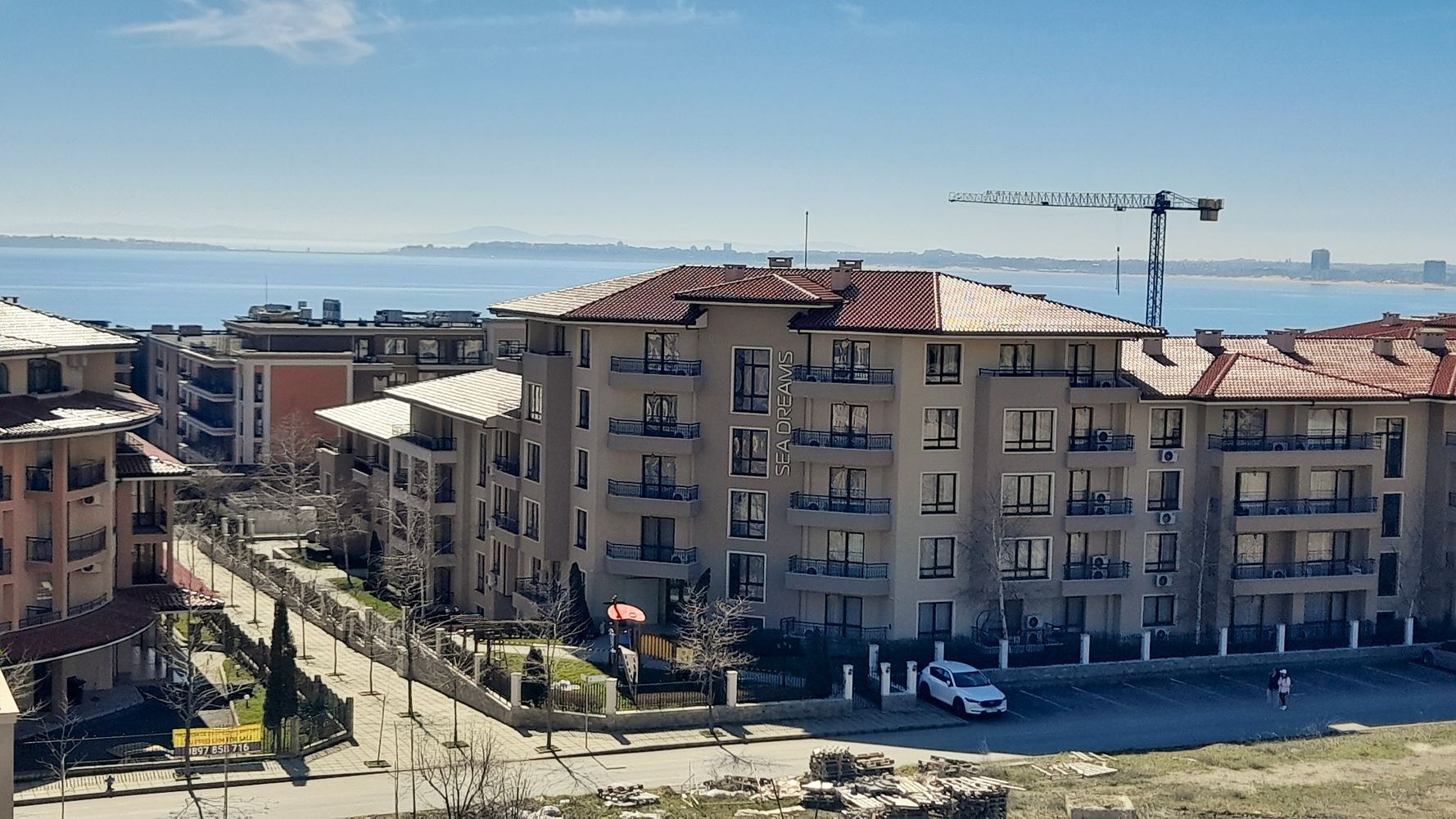 Atraktivní apartmán s jednou ložnicí s výhledem na moře a hory ve Svatém Vlasu
