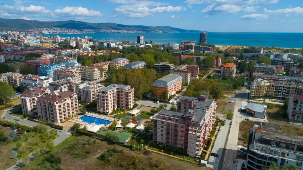 Útulné studio v moderním komplexu s vynikajícím vybavením na Slunečním pobřeží