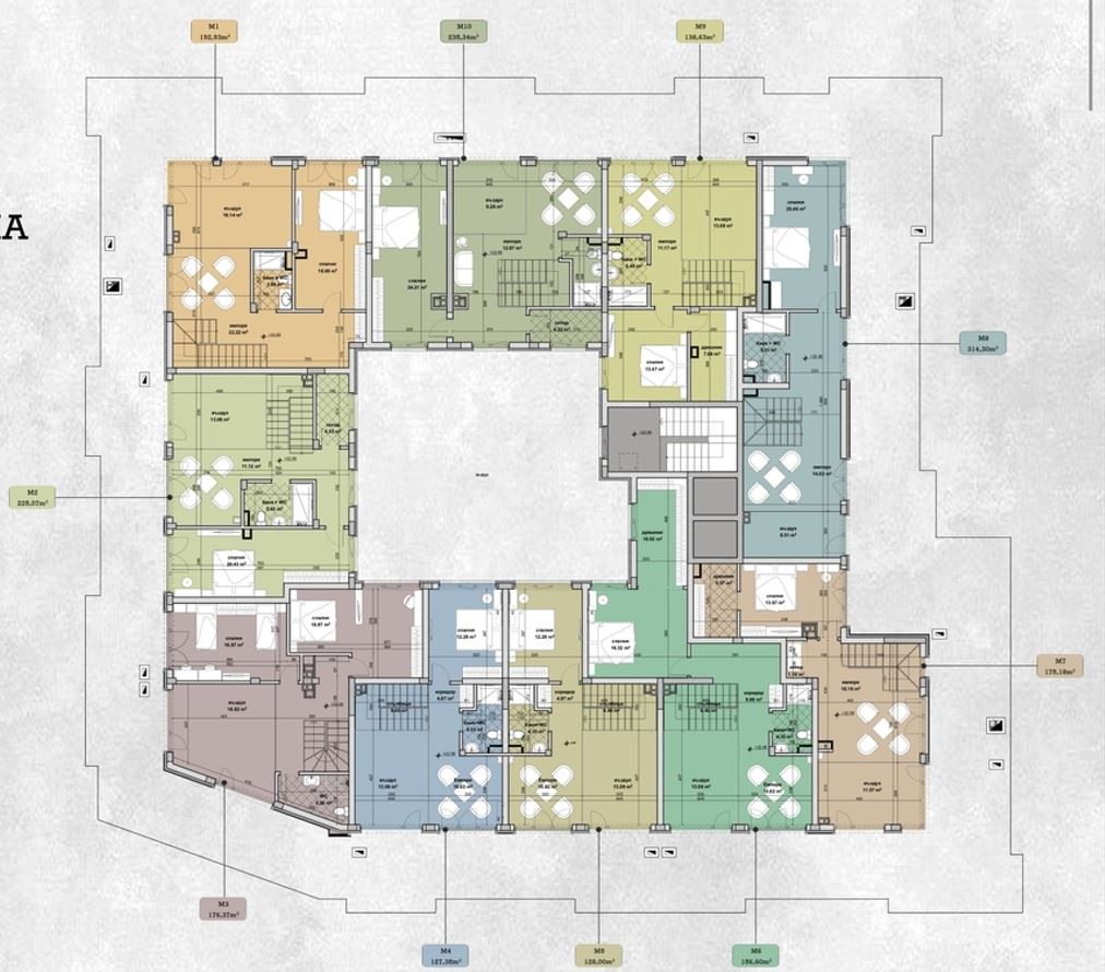 Stylový mezonetový apartmán se 2 ložnicemi, terasou a šatnou v novém projektu v rezidenční čtvrti Slaveykov, Burgas – moderní design a komfort