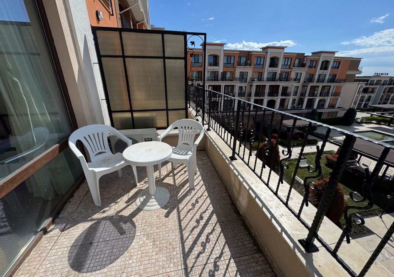 Studio v první linii u moře s výhledem na moře v luxusním komplexu – plně zařízené a připravené k užívání