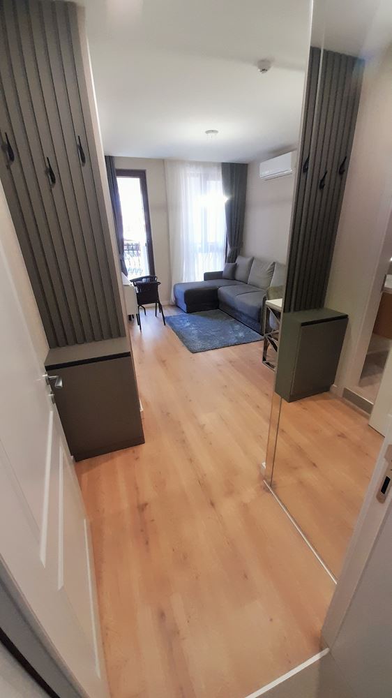 Apartmán s jednou ložnicí a výhledem na bazén v komplexu s působivou infrastrukturou ve Slunečném pobřeží