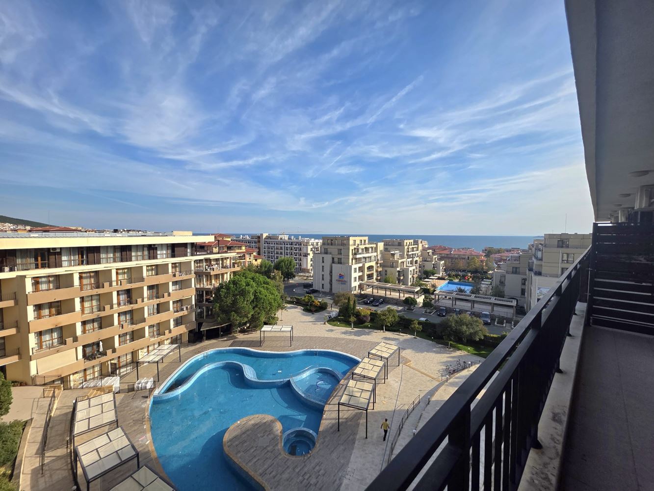 Nový apartmán s jednou ložnicí a panoramatickým výhledem na moře ve Sveti Vlas