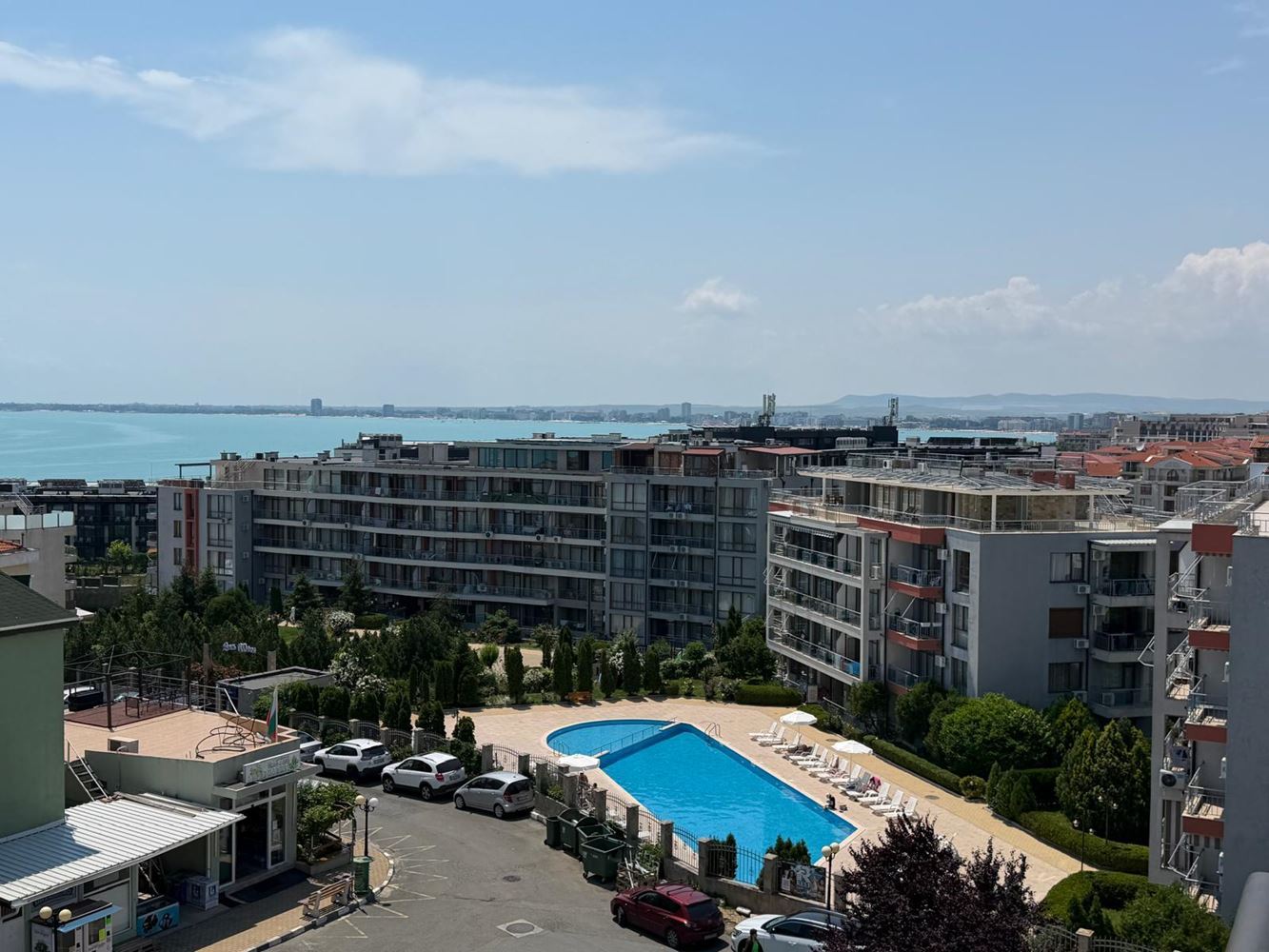 Prostorný apartmán se dvěma ložnicemi a panoramatickým výhledem na moře v Sveti Vlas