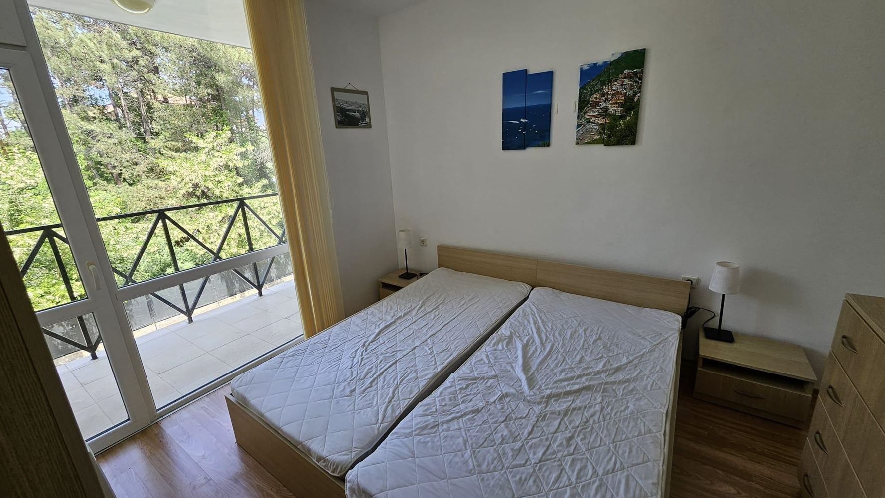 Útulný apartmán s jednou ložnicí v moderním komplexu, 500 metrů od pláže na Slunečném pobřeží