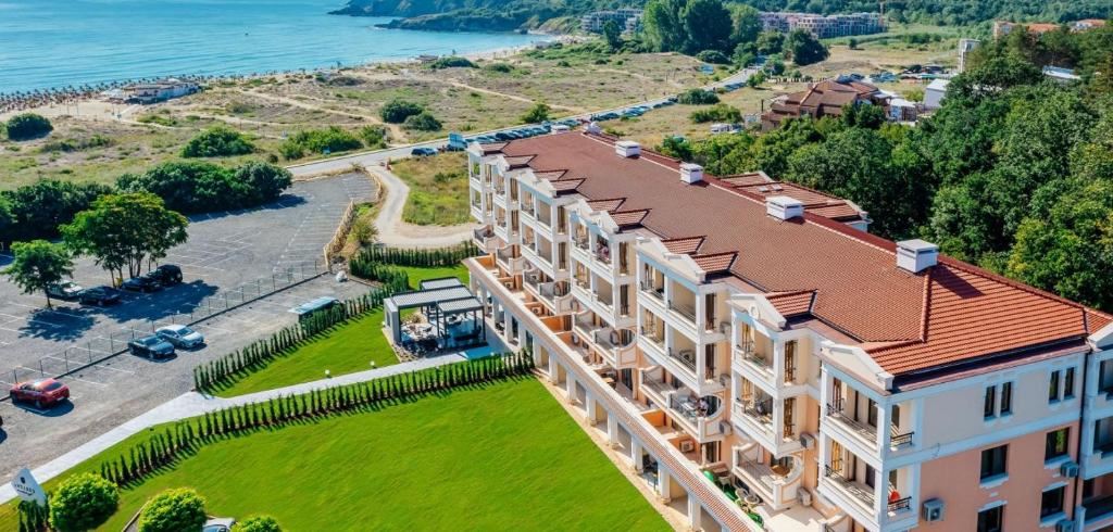 Apartmán s jednou ložnicí a částečným výhledem na moře v luxusním komplexu s vlastní infrastrukturou v Sozopolu