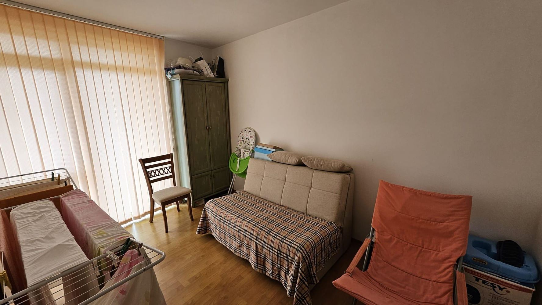 Třípokojový apartmán s výhledem na moře 50 metrů od pláže v Byale – bez poplatku za údržbu