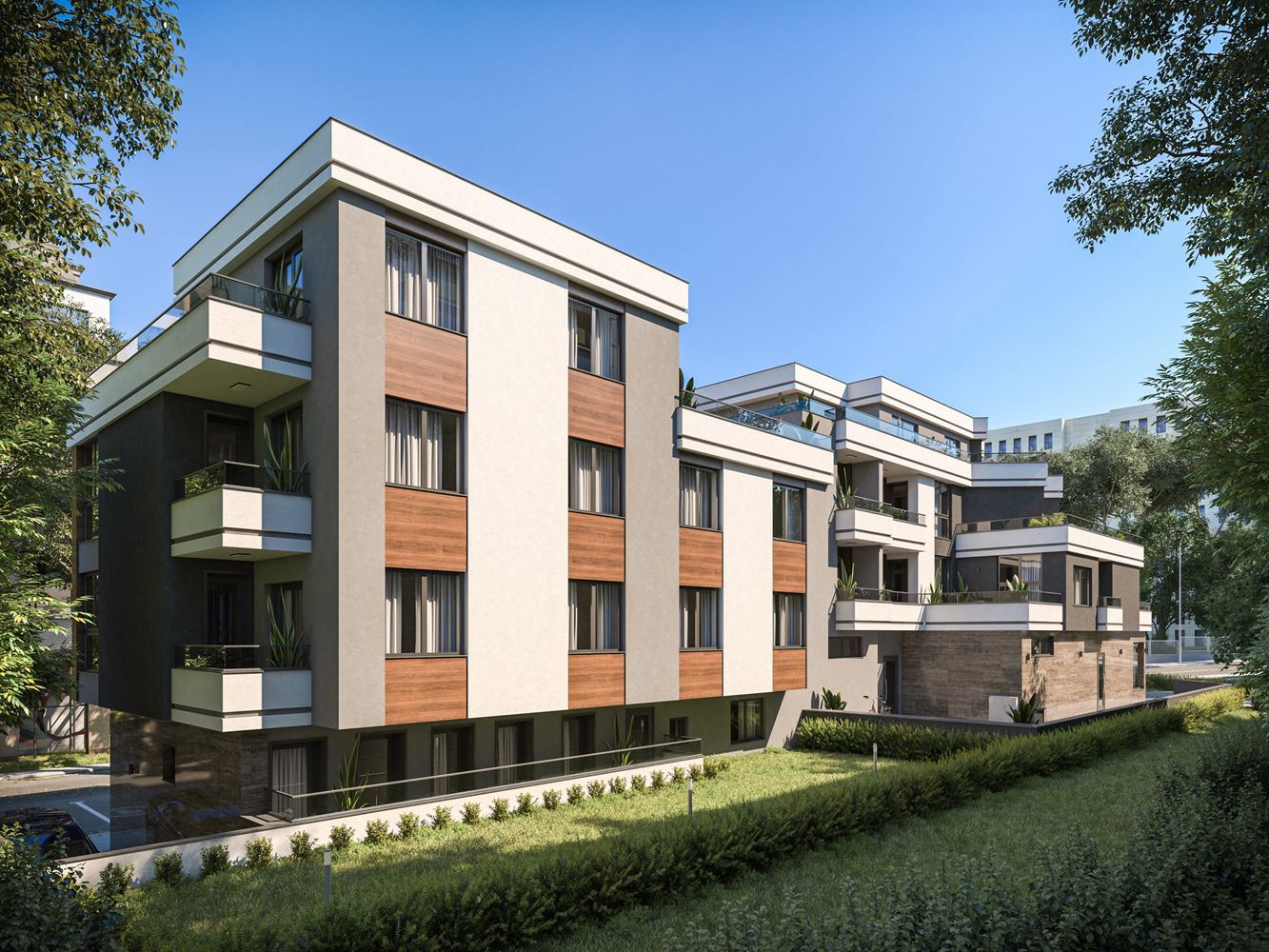 Prostorný apartmán se dvěma ložnicemi v novostavbě bez poplatku za údržbu