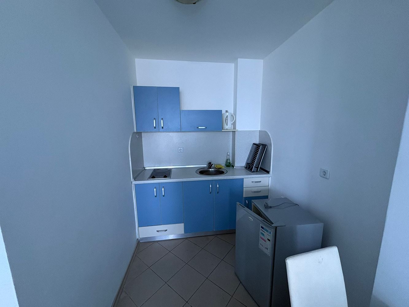 Prostorný dvoupokojový apartmán na první linii moře v Pomorie