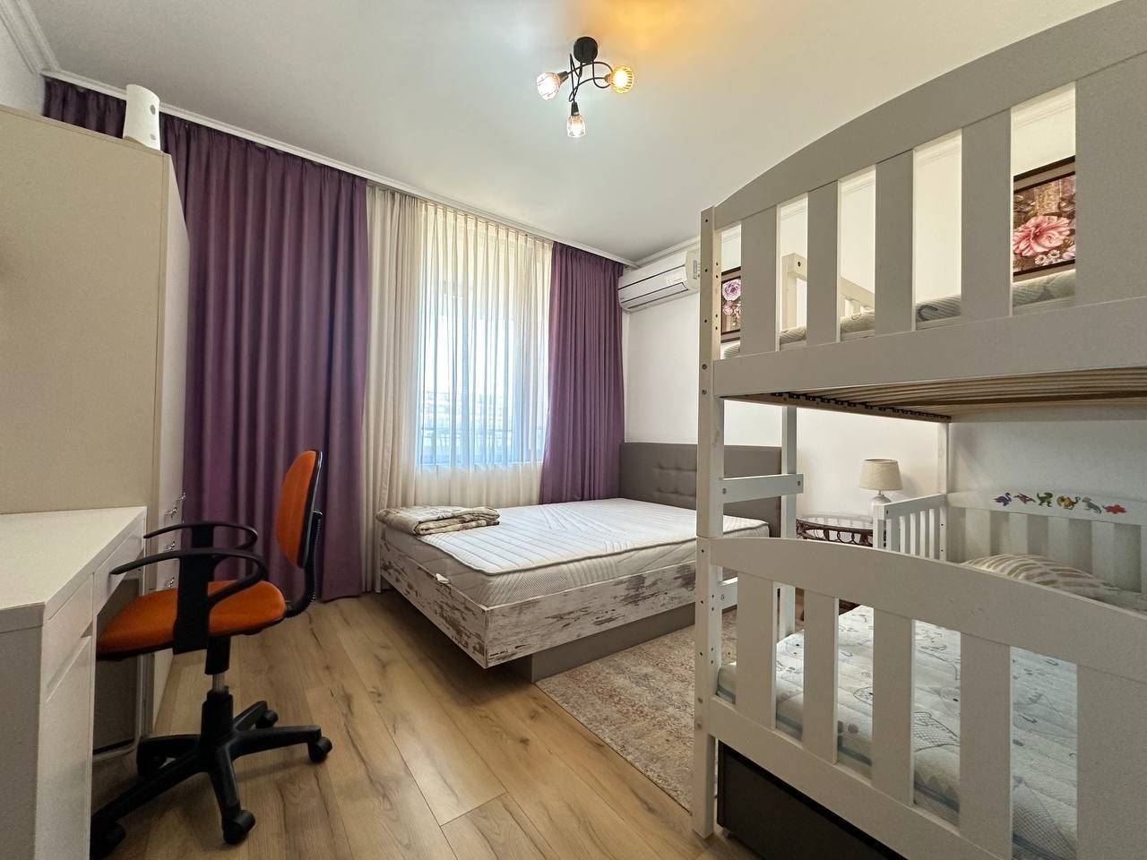 Apartmán se dvěma ložnicemi a výhledem na moře 200 m od pláže ve Sveti Vlas