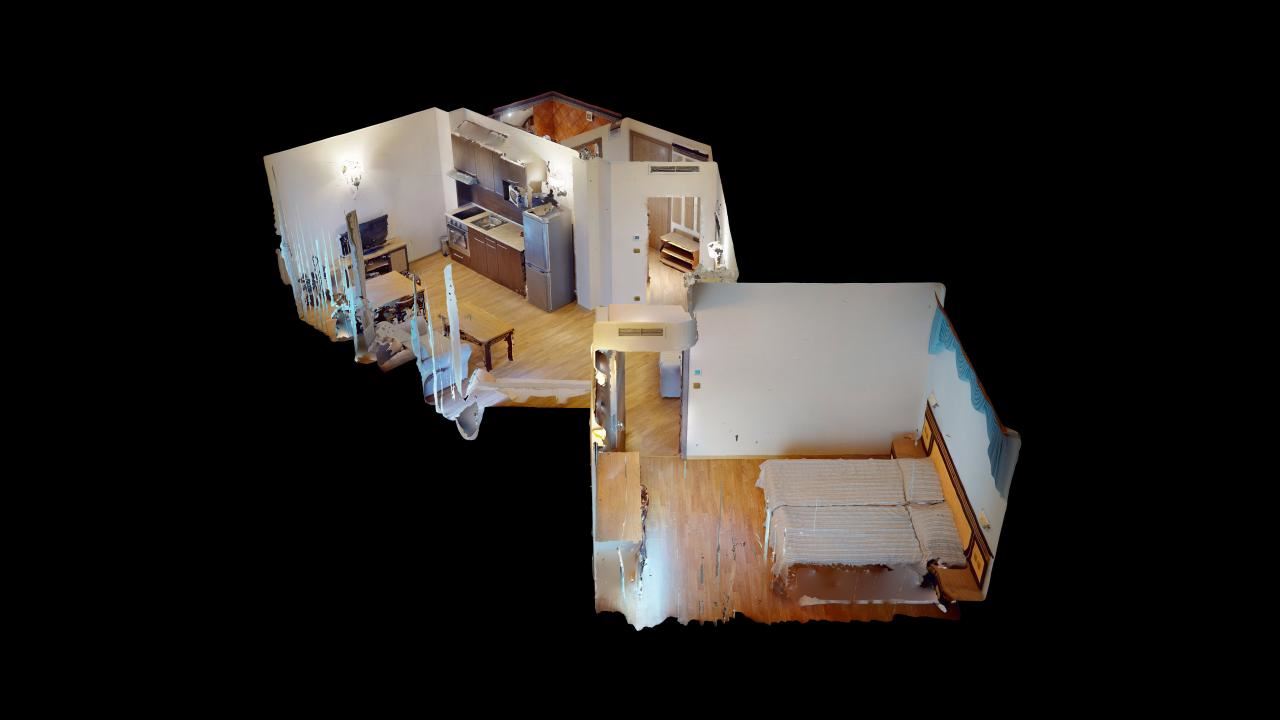 Panoramatický prostorný byt s jednou ložnicí na první linii moře v Elenite