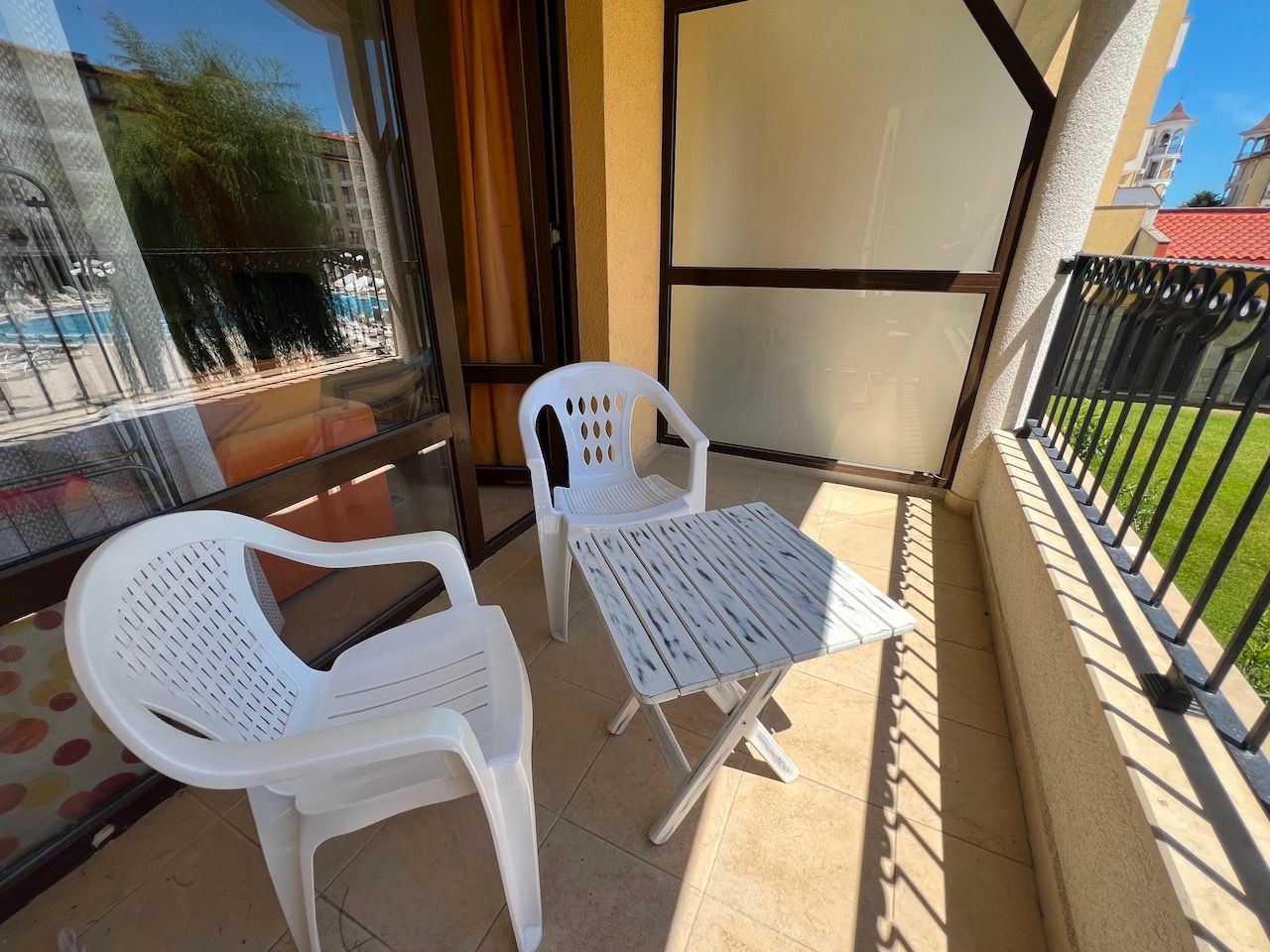 Komfort, bezpečnost a prvotřídní vybavení – elegantní apartmán s jednou ložnicí v Sunny Beach