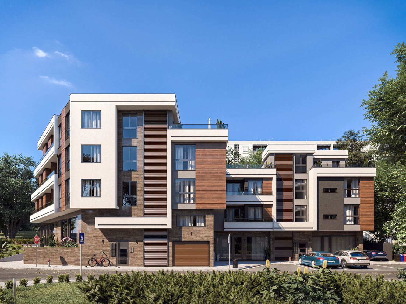 Prostorný apartmán se dvěma ložnicemi v novostavbě bez poplatku za údržbu