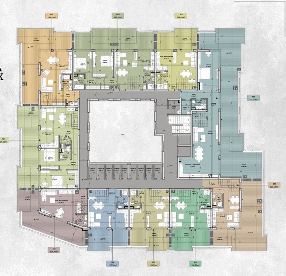 Stylový mezonetový apartmán se 2 ložnicemi, terasou a šatnou v novém projektu v rezidenční čtvrti Slaveykov, Burgas – moderní design a komfort