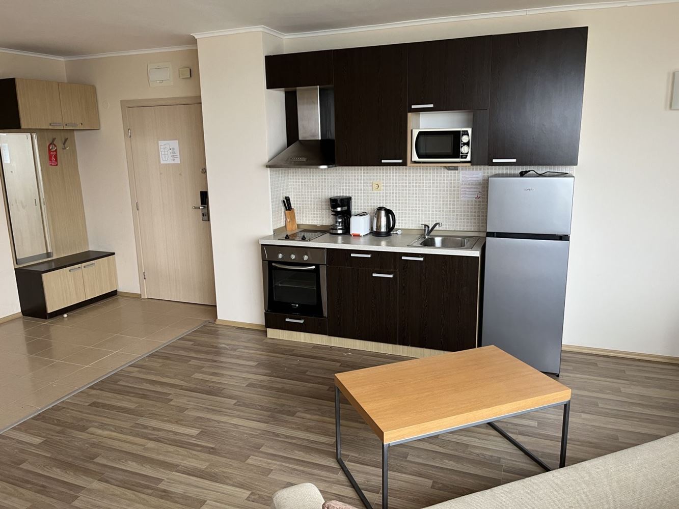 Obzor – zařízený byt s jednou ložnicí na první linii s panoramatickým výhledem na moře