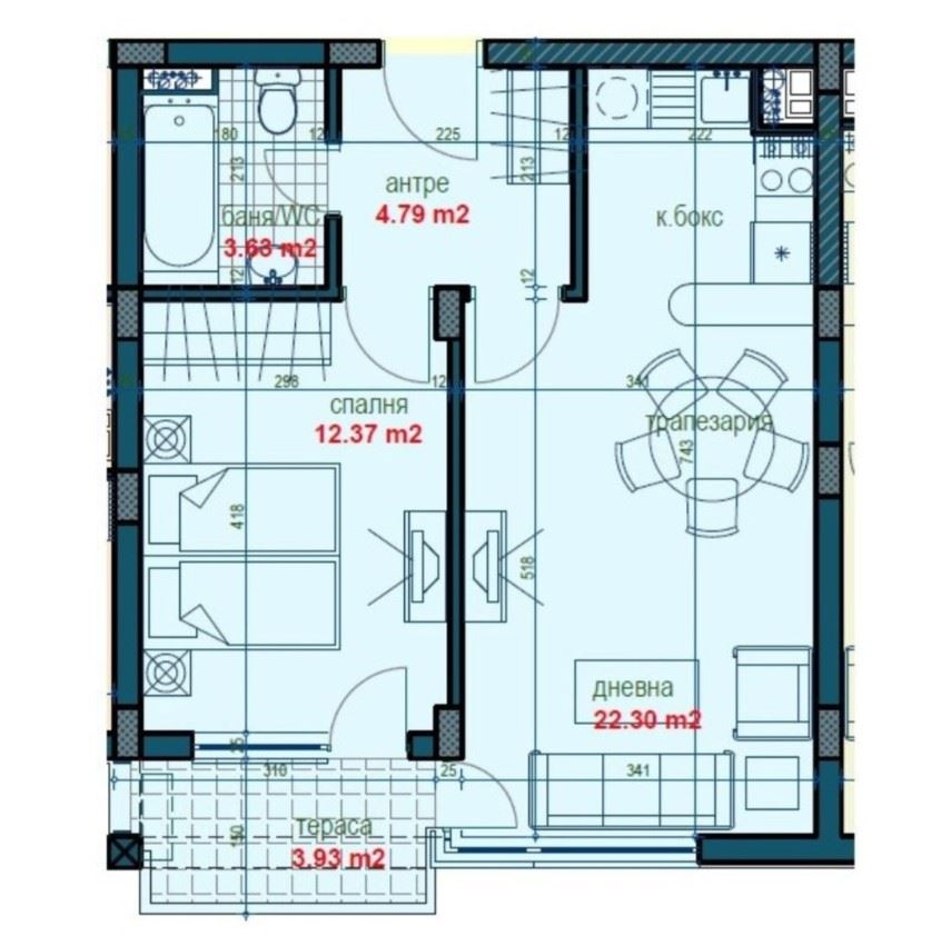 Apartmán s jednou ložnicí 400 m od moře ve Slunečném pobřeží – vynikající investice a skvělé místo pro dovolenou