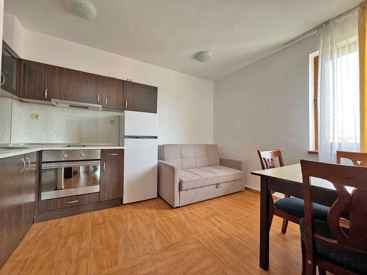 Útulnost a praktičnost – byt s jednou ložnicí v komplexu na Sunny Beach