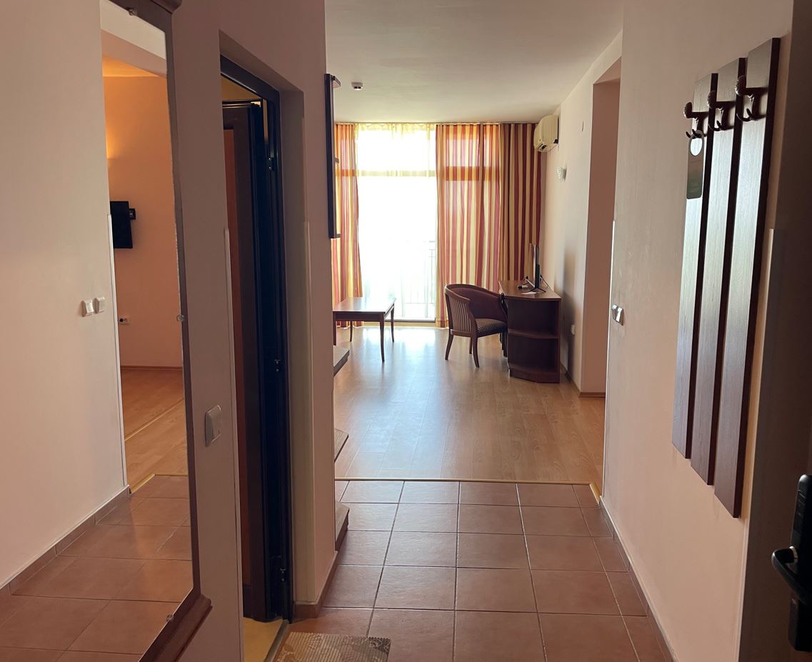 Sveti Vlas: elegantní dvoupokojový apartmán s přímým výhledem na moře