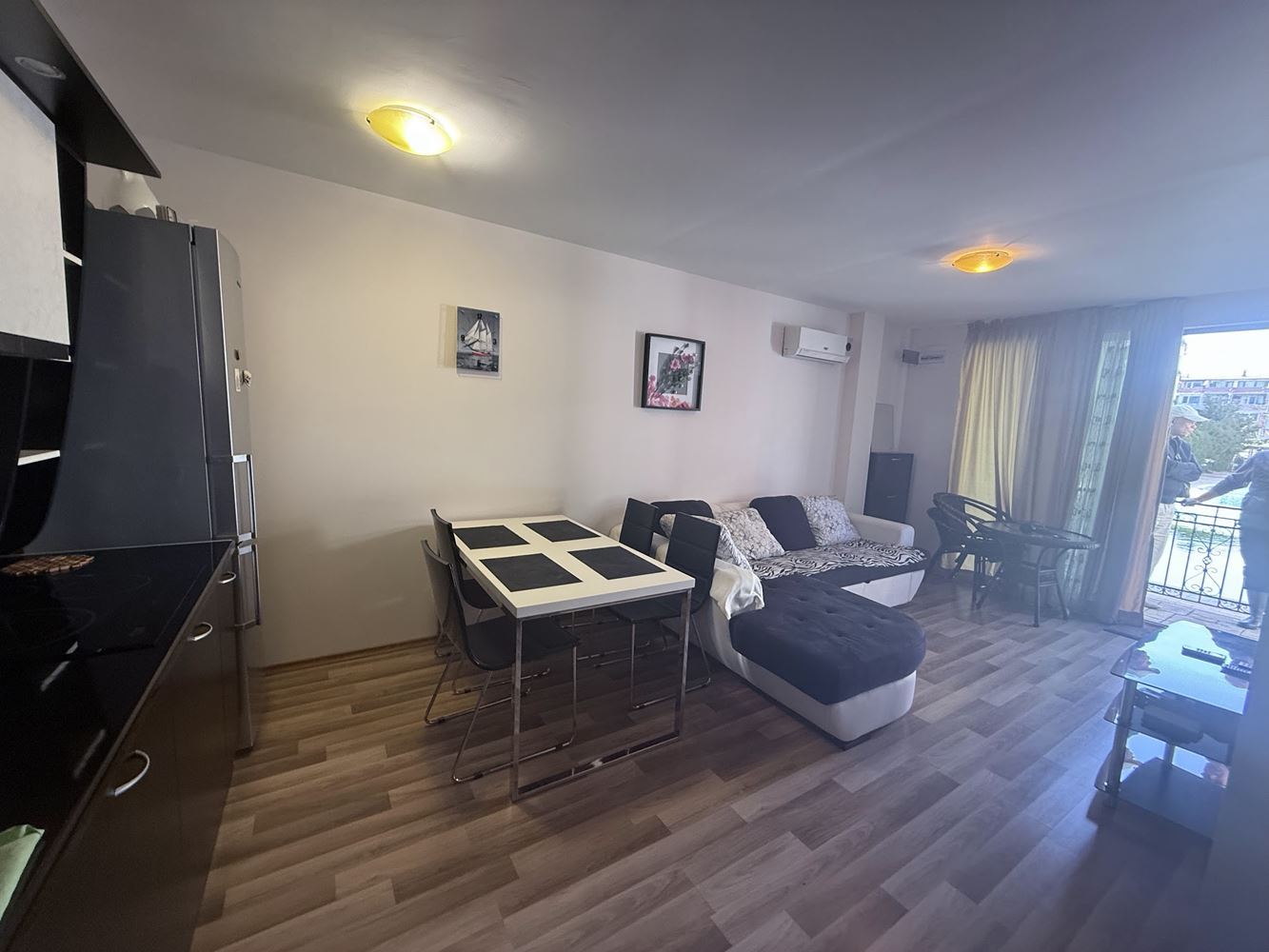 Jedno-ložnicový apartmán v centru Sunny Beach – zařízený, přízemí s výbornou polohou