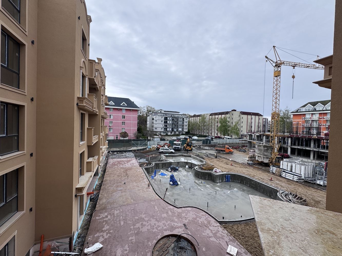 Apartmán s jednou ložnicí v nově postaveném komplexu na Slunečném pobřeží